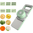 PeelMax - Fatiador de Legumes e Vegetais 5 em 1 de Aço Inox - Entrega Grátis